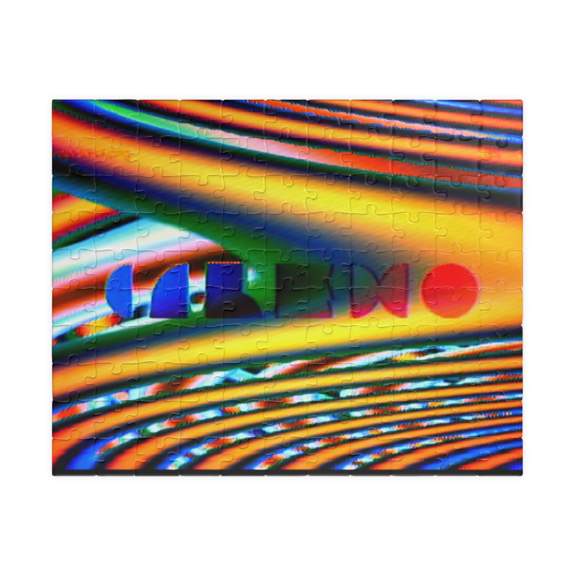 Calexo Abstract Colorwave Puzzle