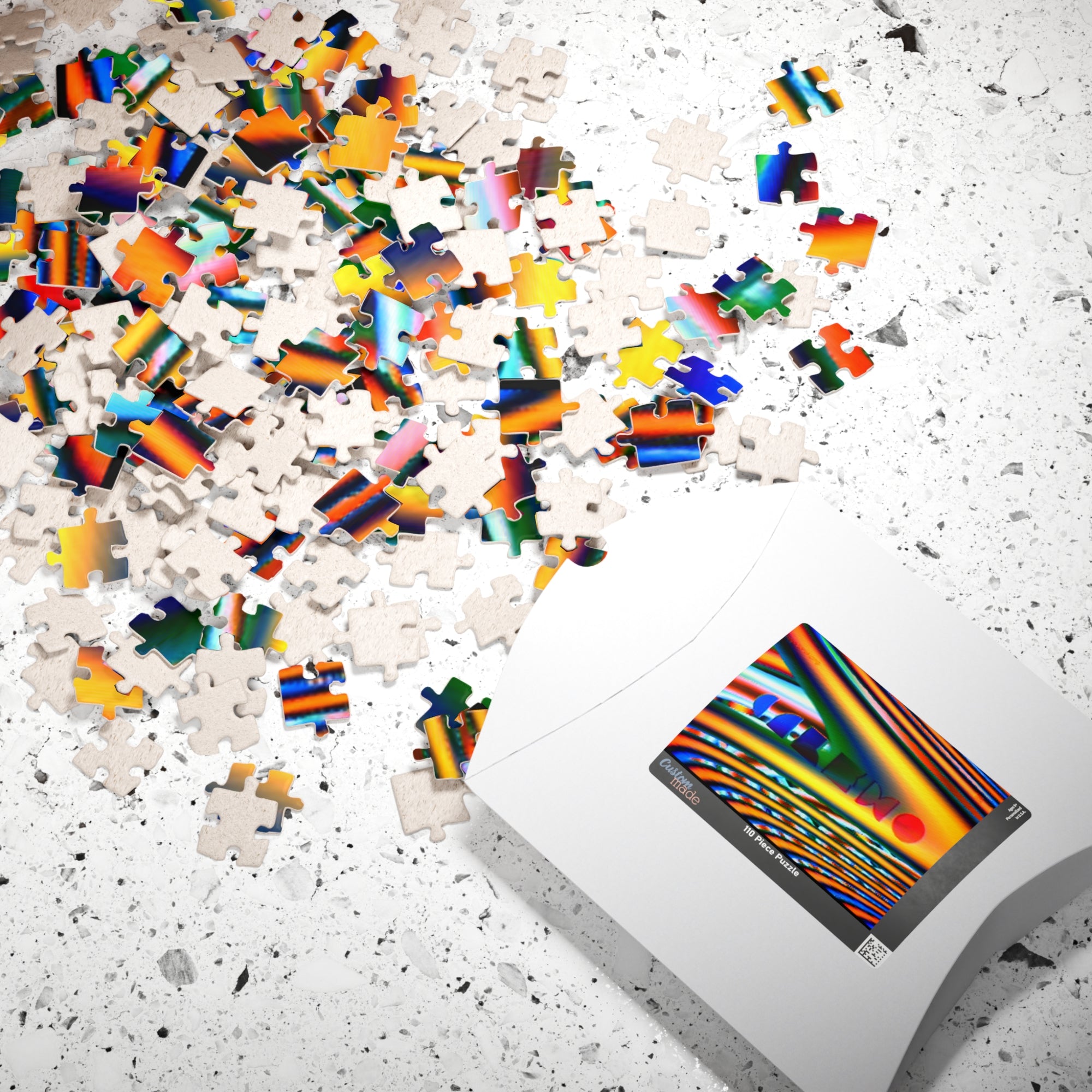 Calexo Abstract Colorwave Puzzle