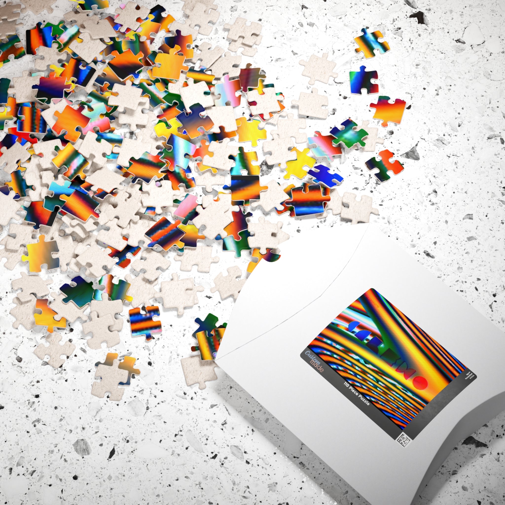 Calexo Abstract Colorwave Puzzle