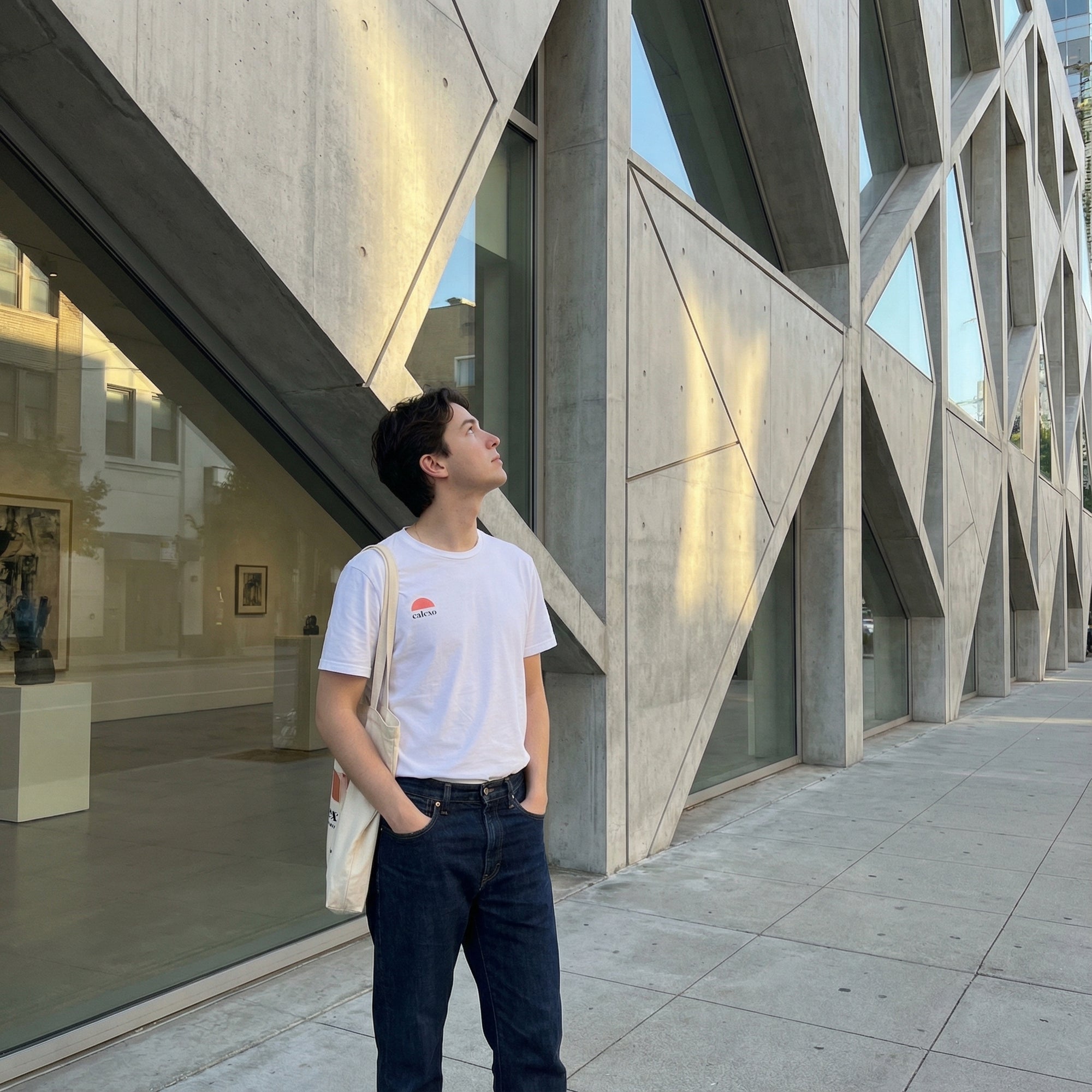 Calexo Sun Classic T-Shirt — Minimal Logo, Timeless Casual Tee