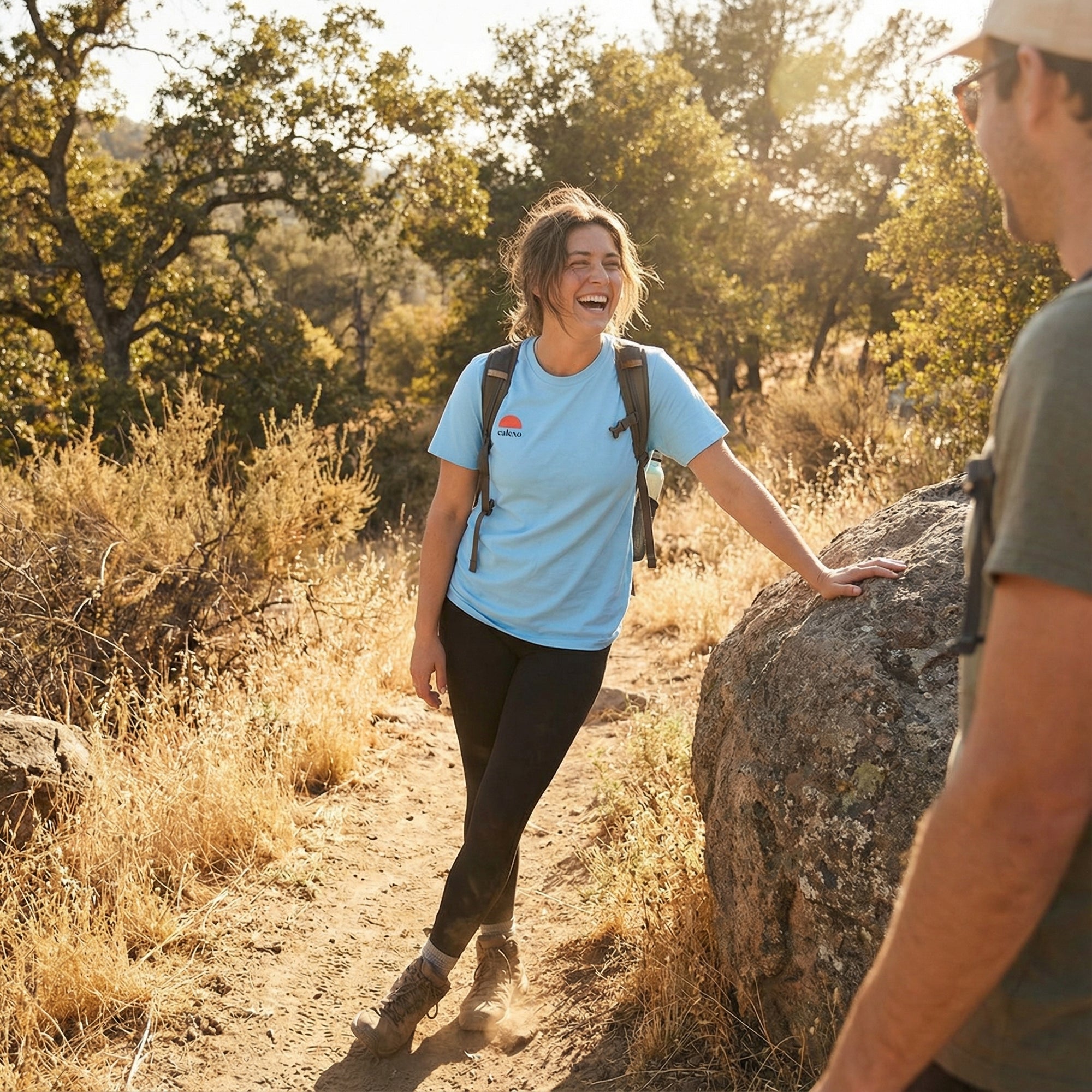 Calexo Sun Classic T-Shirt — Minimal Logo, Timeless Casual Tee
