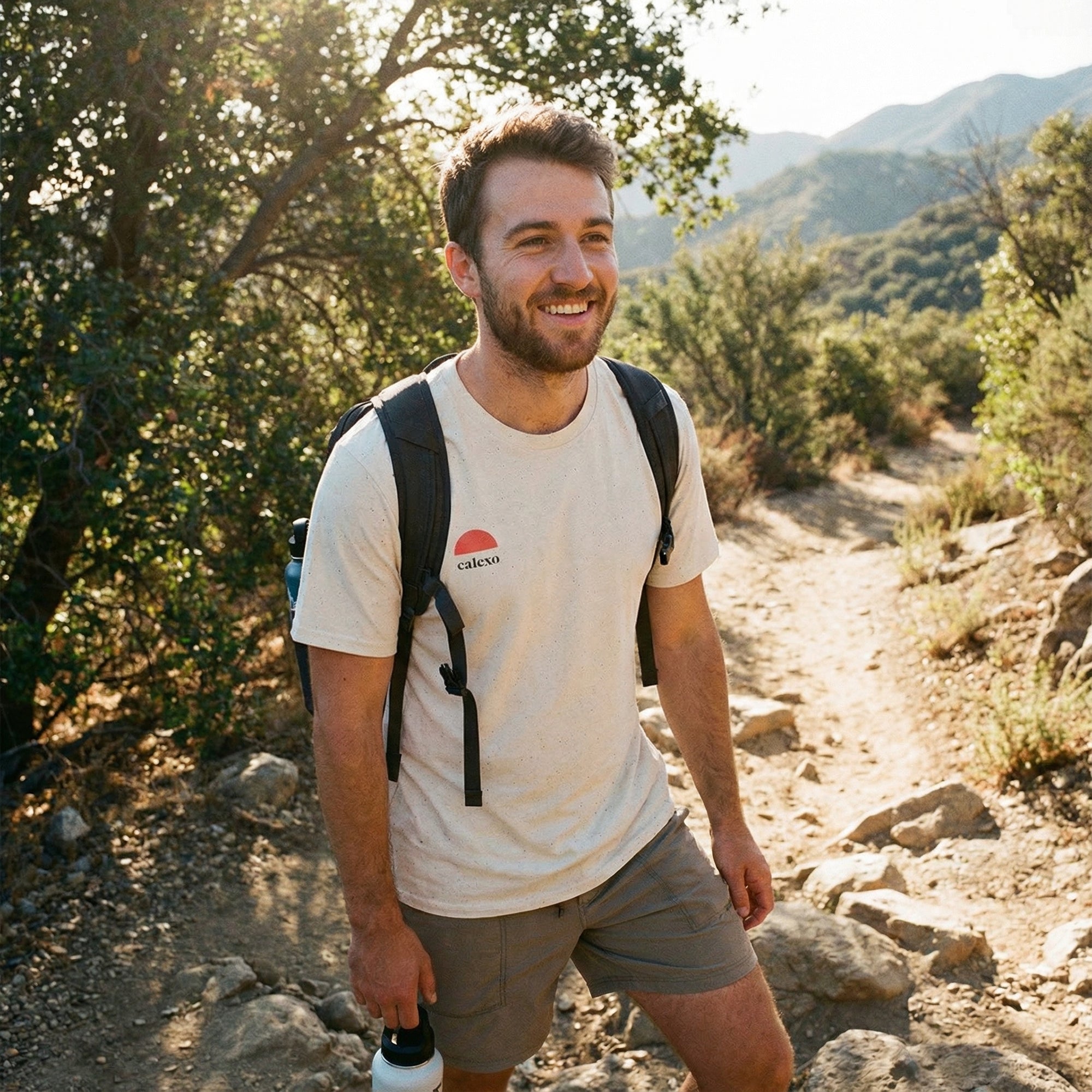 Calexo Sun Classic T-Shirt — Minimal Logo, Timeless Casual Tee